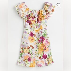 H&M | Flounce Off The Shoulder Dress